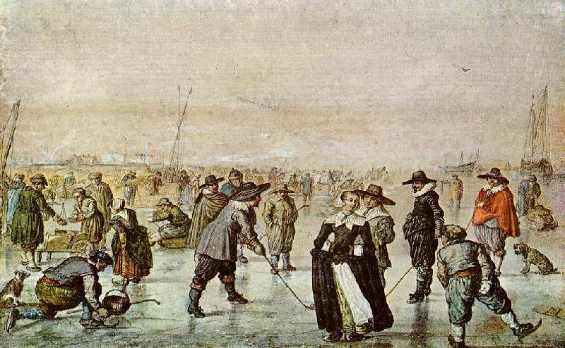 AVERCAMP, Hendrick A Scene on the Ice vf